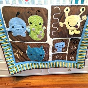 Baby Boy Monster Theme CoCaLo Nursery Set VGUC